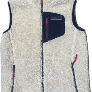 Vineyard Vines Boys’ Sherpa Fleece Vest – Size Large (16)